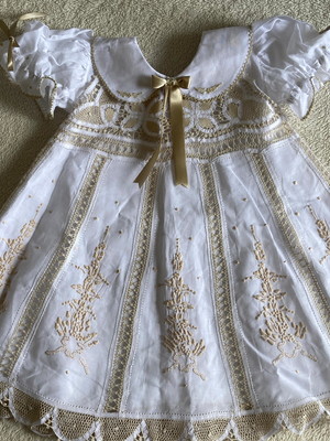 Vestido renda renascença