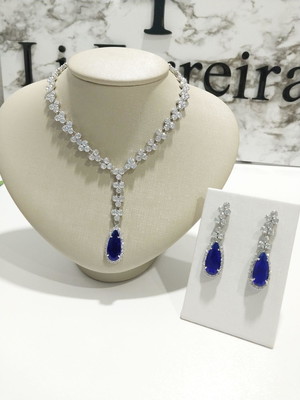 Conjunto colar e brinco