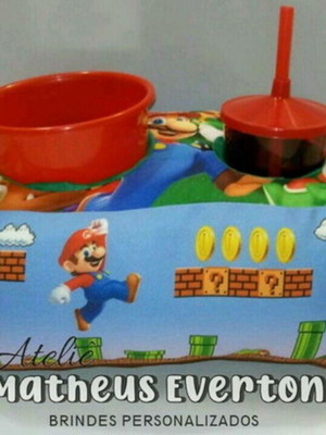 Kit cinema personalizado super mario bro (faço outros temas)