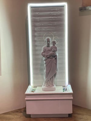Fonte são josé - marmorite- bi-volt