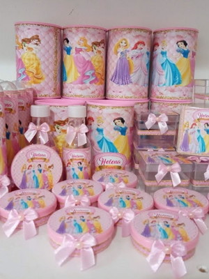Kit 50 itens princesas