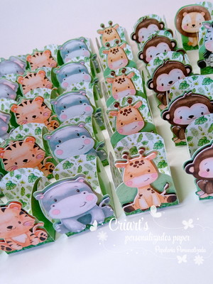 Forminha personalizada safari baby