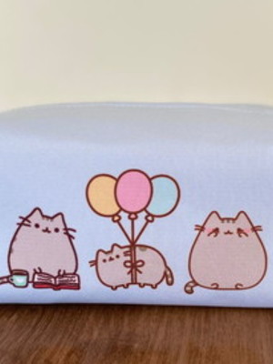 Necessaire box personalizada aniversário tema gatinho