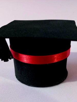 Mini capelos porta bombom para formatura