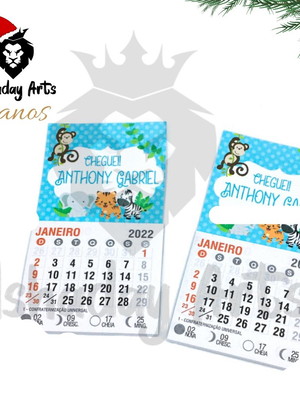 Kit calendários 2023 50 itens