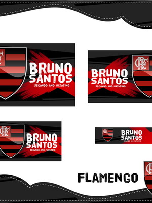 Etiqueta escolar futebol
