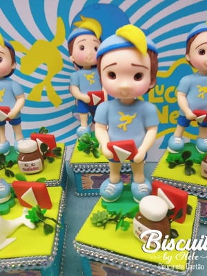 Kit festa lucas netto em biscuit
