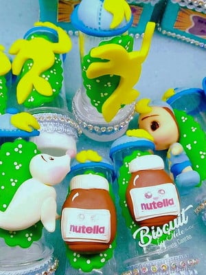 Tubetes lucas netto em biscuit