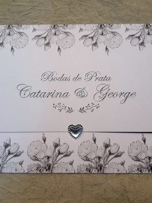 Convite bodas de prata