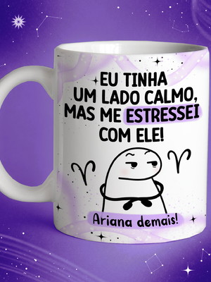 Caneca de signo áries ariana ariano