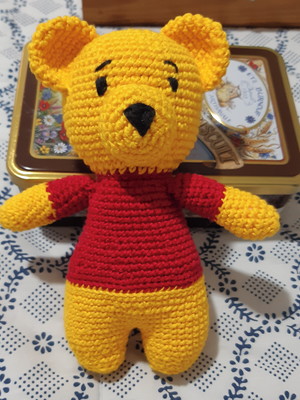 Ursinho pooh de crochê