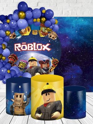 Kit casado painéis + trio capas cilindro jogo roblox 2
