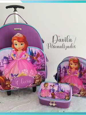 Kit escolar com carrinho 3d personalizada em vários temas