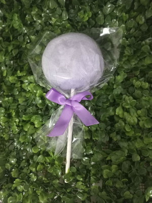 Pirulito de algodão doce