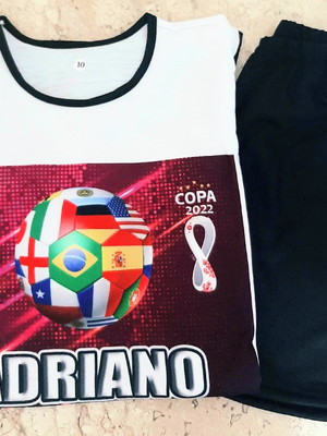 Pijama curto personalizado
