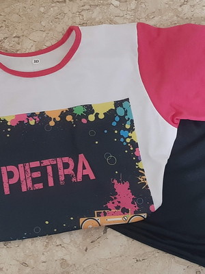 Pijama curto personalizado
