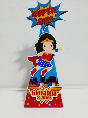 Caixa piramide -mulher maravilha
