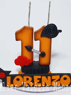 Vela naruto personalizada