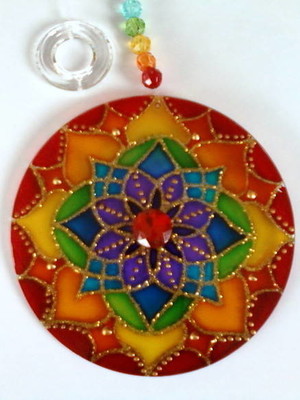 Mandalas 7 cores 10cm