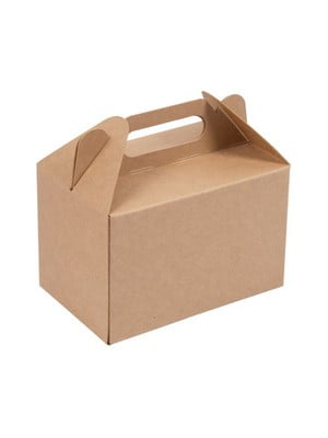 50 caixas maleta kraft multiuso delivery, presente, lanche