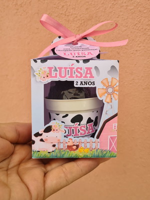Kit plantar p fazendinha rosa