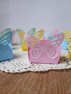 100 forminhas decoração borboletas