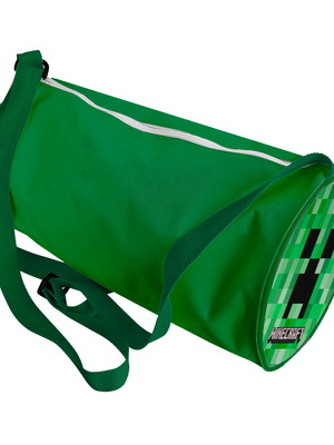 Bolsa esporte personalizada em nylon - tema minecraft verde