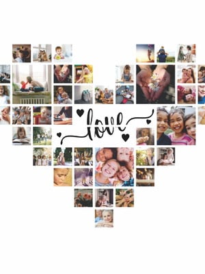 Mural de fotos love 1,30mt