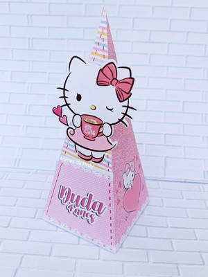Caixa cone hello kitty