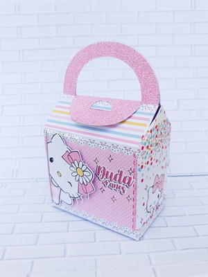 Caixa com alça hello kitty