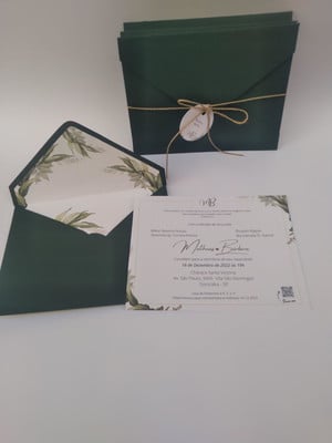 Convite casamento tradicional