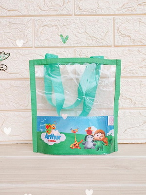 Bolsa praia 35x45 plástico transparente