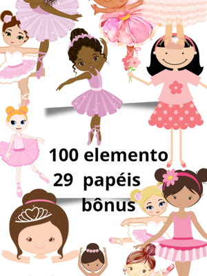 Kit digital bailarina-compre 1 leve 5