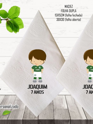 500 guardanapo de papel - time palmeira