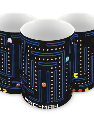 Caneca polímero pacman personalizada