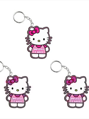 Chaveiro de lembrança infantil hello kitty