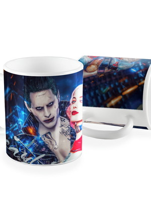Caneca coringa e arlequina