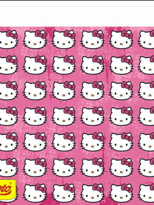 Rótulo para batom hello kitty
