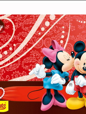 Rótulo para batom mickey e minnie