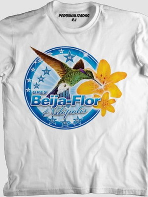 Camiseta carnaval beija flor de nilópolis escola de samba