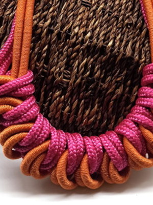 Colar de corda macrame duo