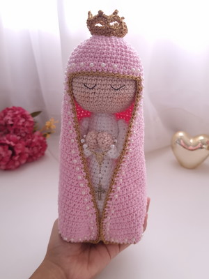 Santinha amigurumi
