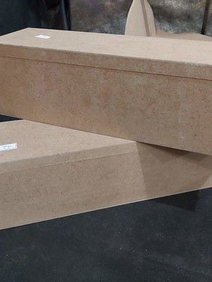 Caixa para vinho ou outros, retangular em mdf cru