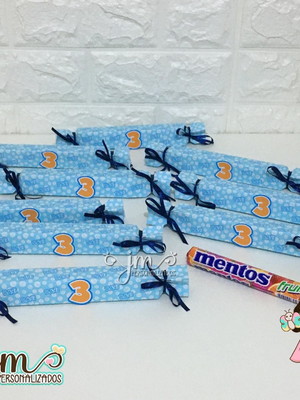 Caixa mentos - tema: fundo do mar
