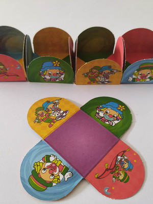 Forminha de doces patati patata - circo 50 forminha