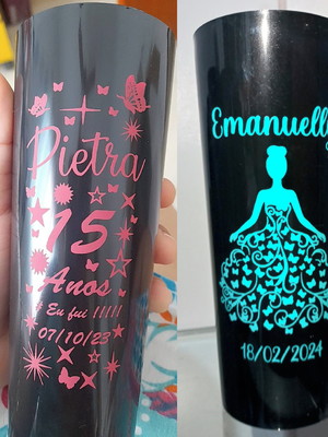 25 copo long drink personalizado pretos