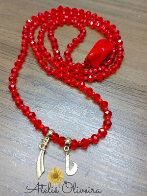 Guia de proteção iansã/oya vermelho