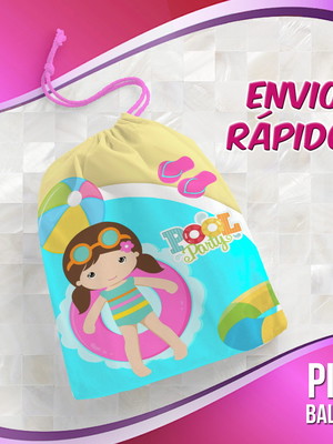 Saquinho surpresa pool party menina (envio rápido)