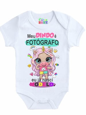 Body branco bebê meu dindo é fotografa eu ja nasci modelo s2