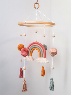 Móbile arco-íris modelo bella